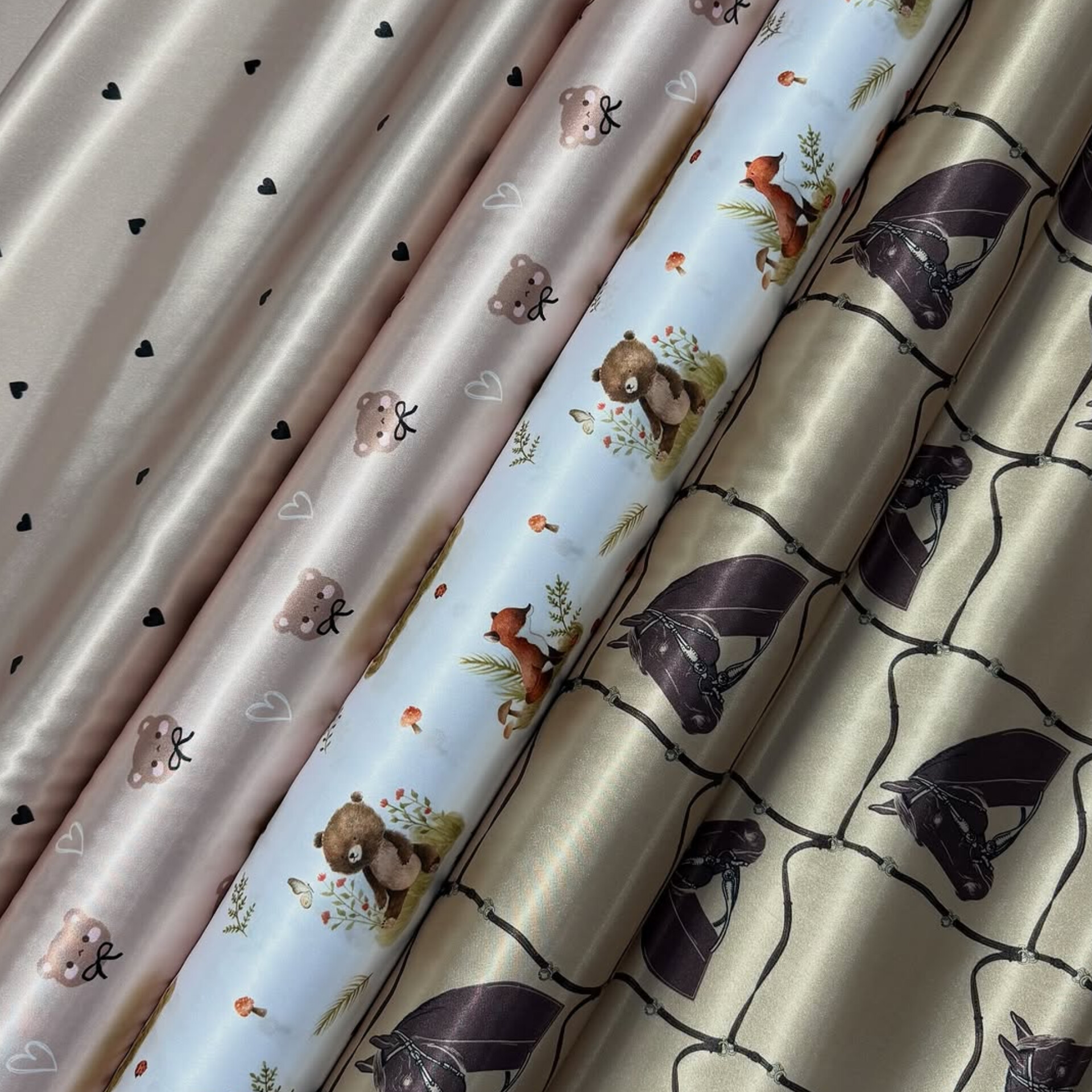 پارچه ساتن ال ایکس طرحدار پارت ۲ ارسال سریع